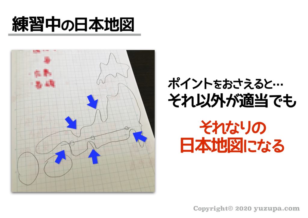 中学受験：日本地図の書き方…きれいな日本地図を書くシンプルな方法